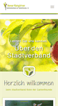 Mobile Screenshot of bonner-kleingaertner.de